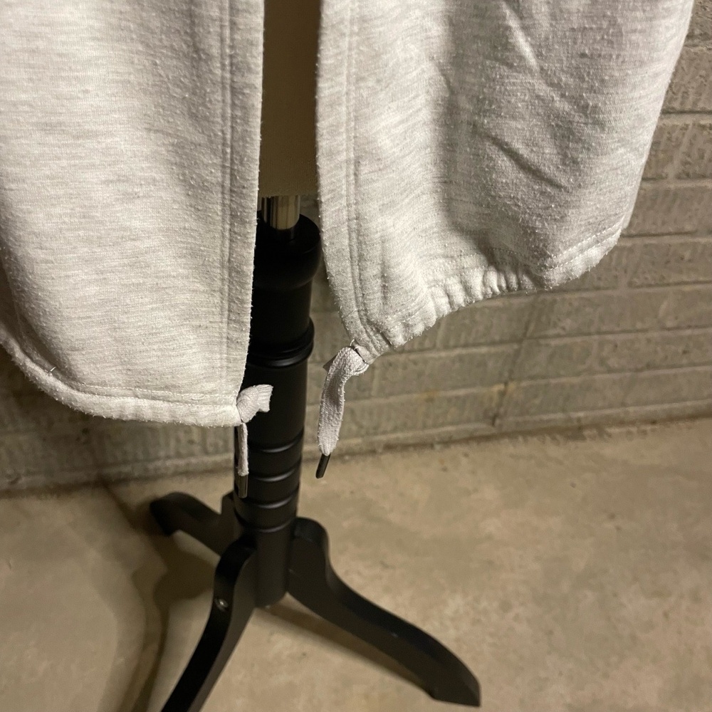 Tek Gear Hooded Open Front Drawstring Hem Long Sleeve Cardigan Size Large - Picture 2 of 4